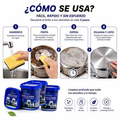 Crema Limpiadora para Ollas / Llevas 3X1