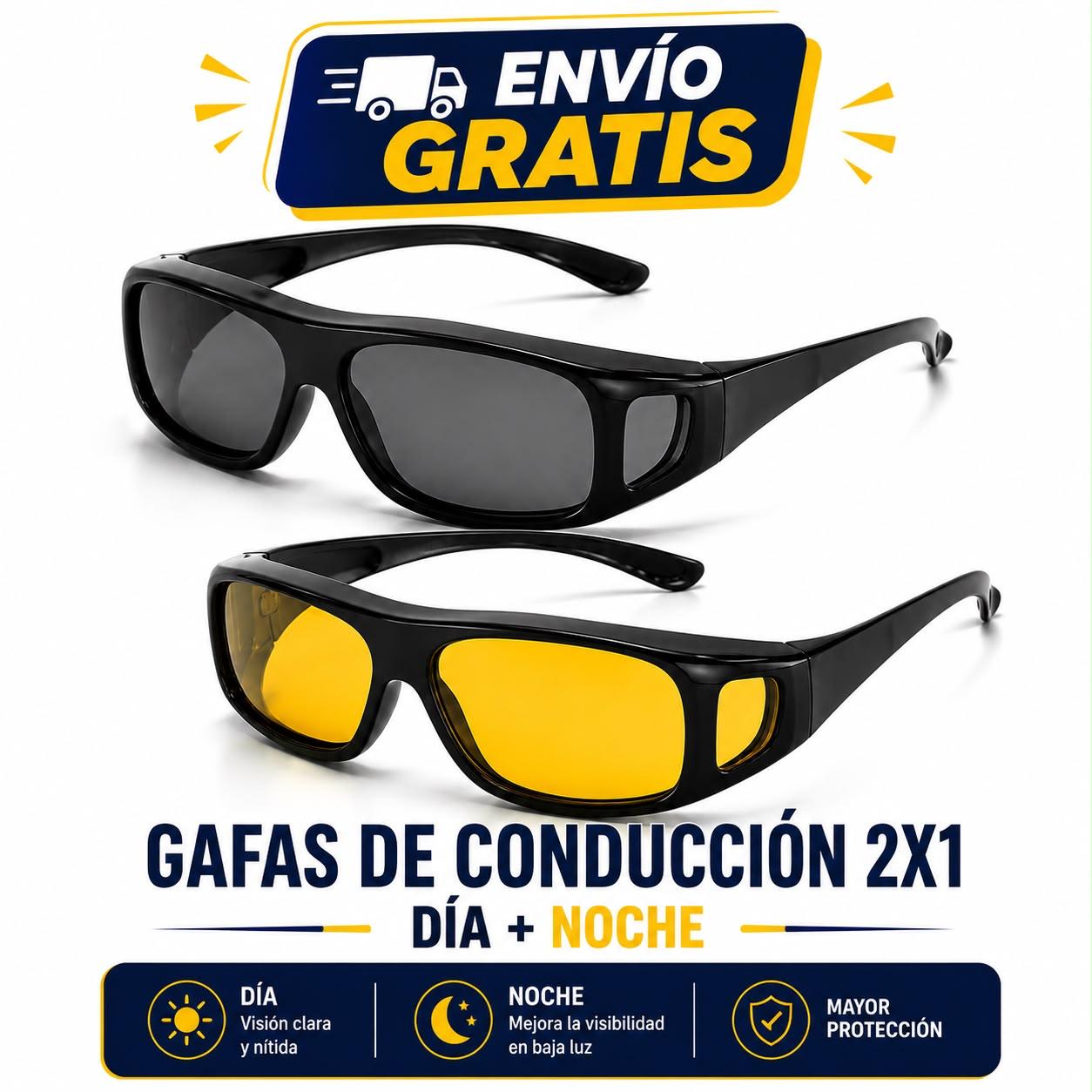 Gafas De Conducion 2x1 Dia Y Noche