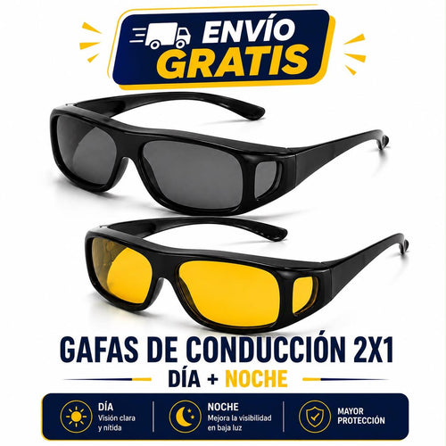 Gafas De Conducion 2x1 Dia Y Noche