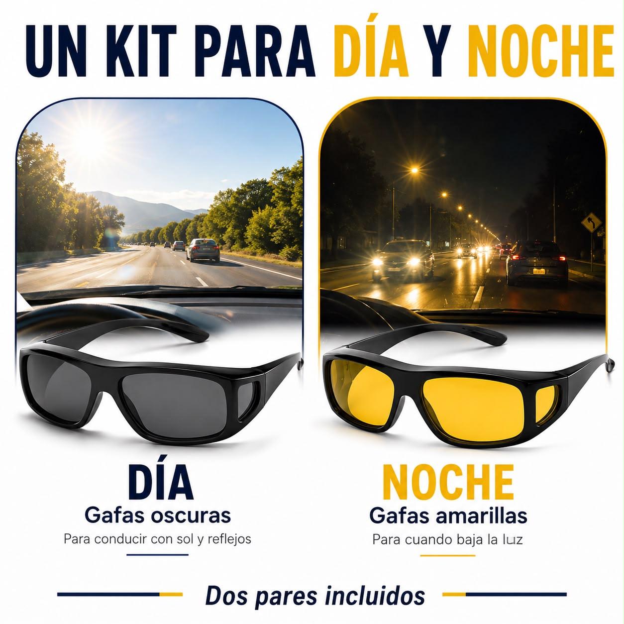 Gafas De Conducion 2x1 Dia Y Noche