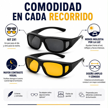 Gafas De Conducion 2x1 Dia Y Noche